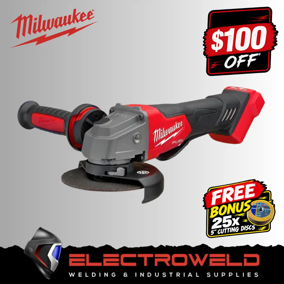 Milwaukee M18 FUEL 125mm Brushless Angle Grinder Deadman Paddle M18FAG125XPD